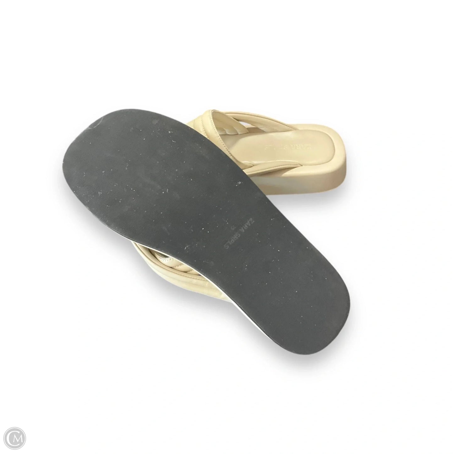 Sandals Flats By Zara In Beige, Size: 8.5