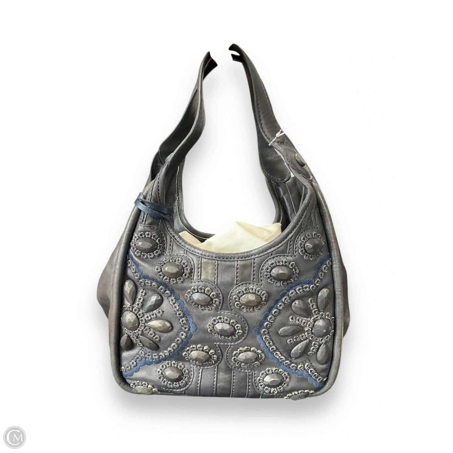 Handbag Leather By Brighton, Size: Large