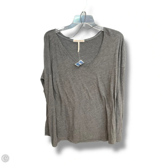 Top Long Sleeve By Free People In Grey, Size: S