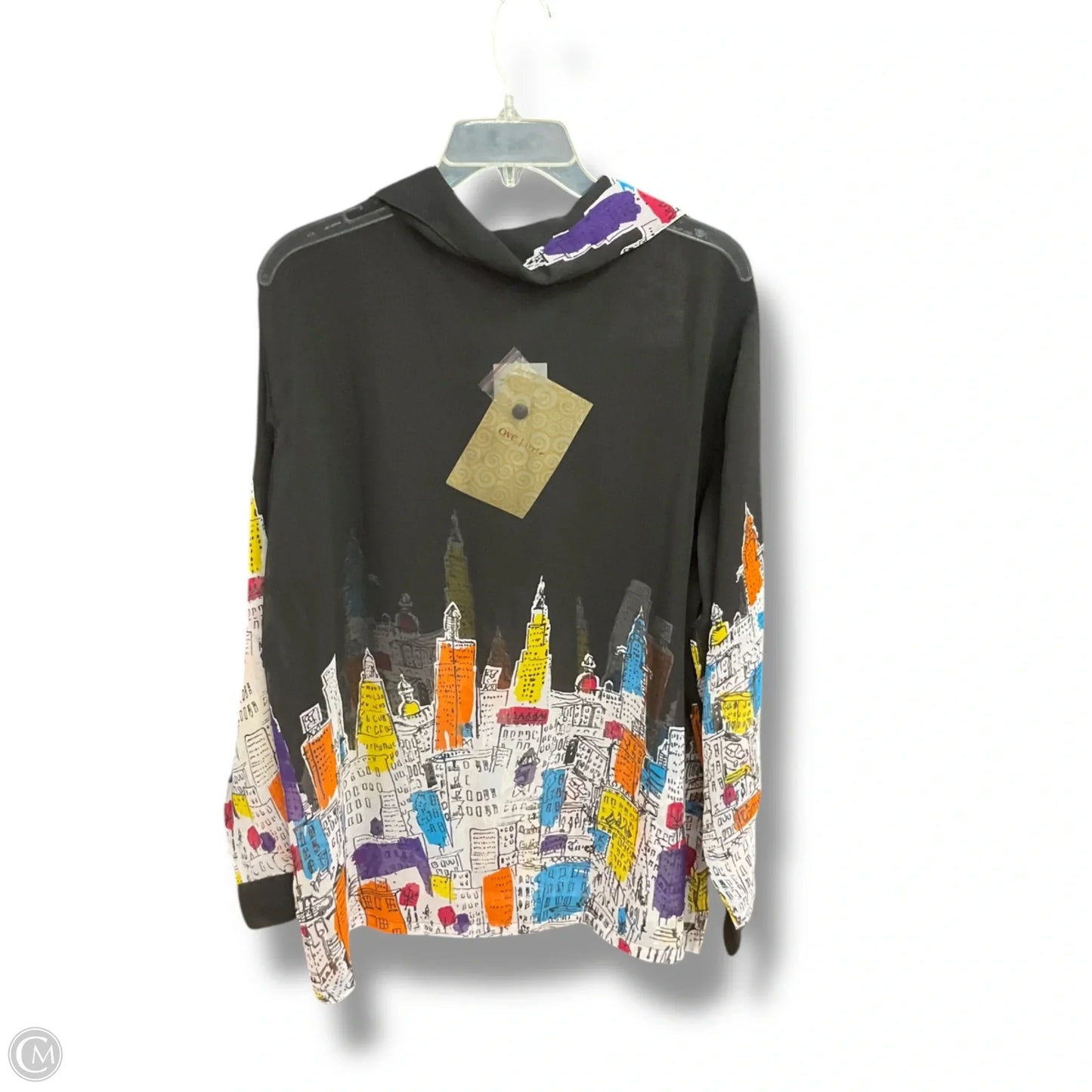 Blouse Long Sleeve By artscapes In Multi-colored, Size: 1x