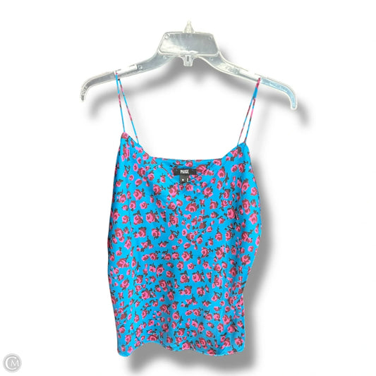 Top Sleeveless By Paige In Floral Print, Size: M