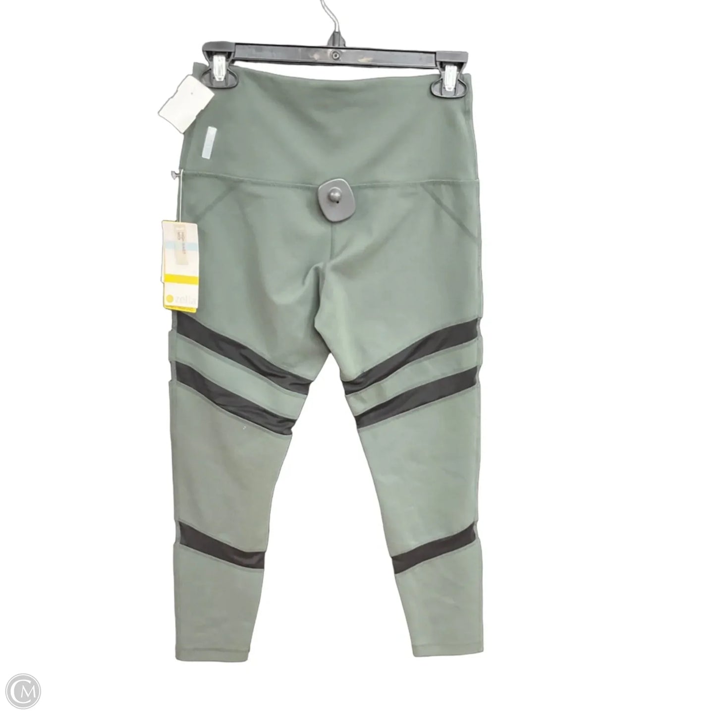 Athletic Leggings By Zella In Green, Size: S