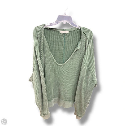 Top Long Sleeve By We The Free In Green, Size: M