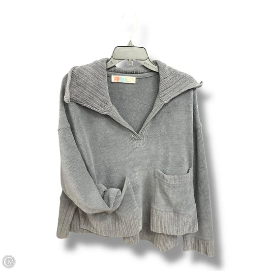 Sweater By Free People In Grey, Size: M