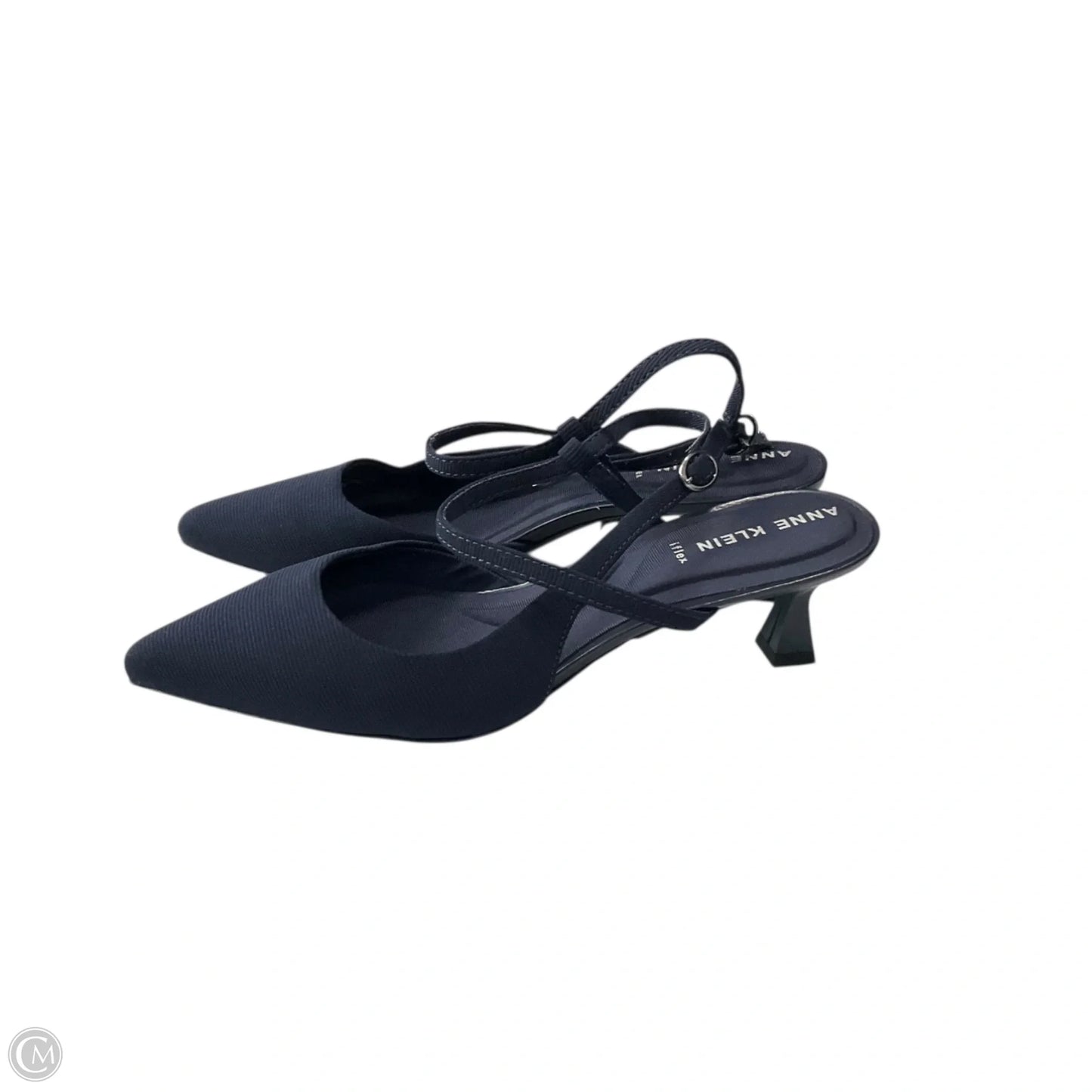 Shoes Heels Kitten By Anne Klein In Navy, Size: 8.5