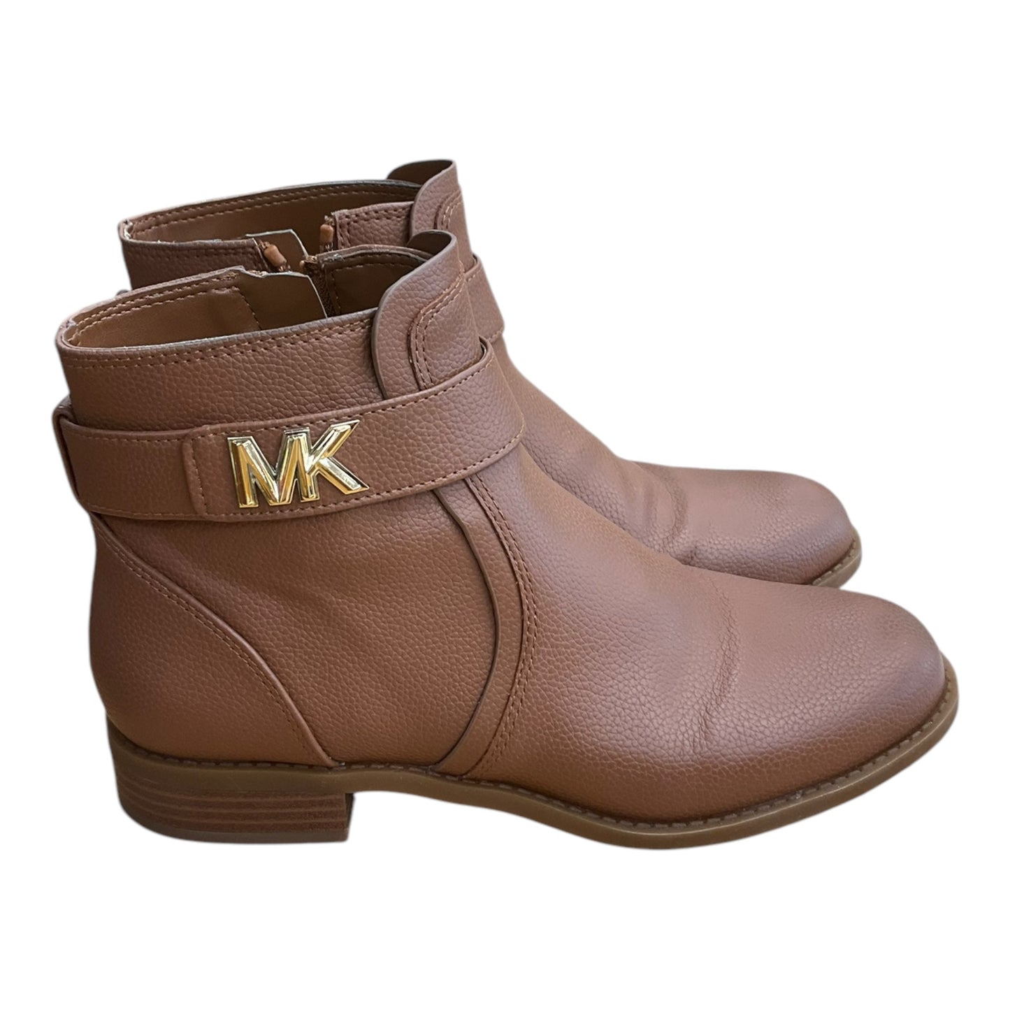 Boots Ankle Flats By Michael By Michael Kors In Brown, Size: 6.5