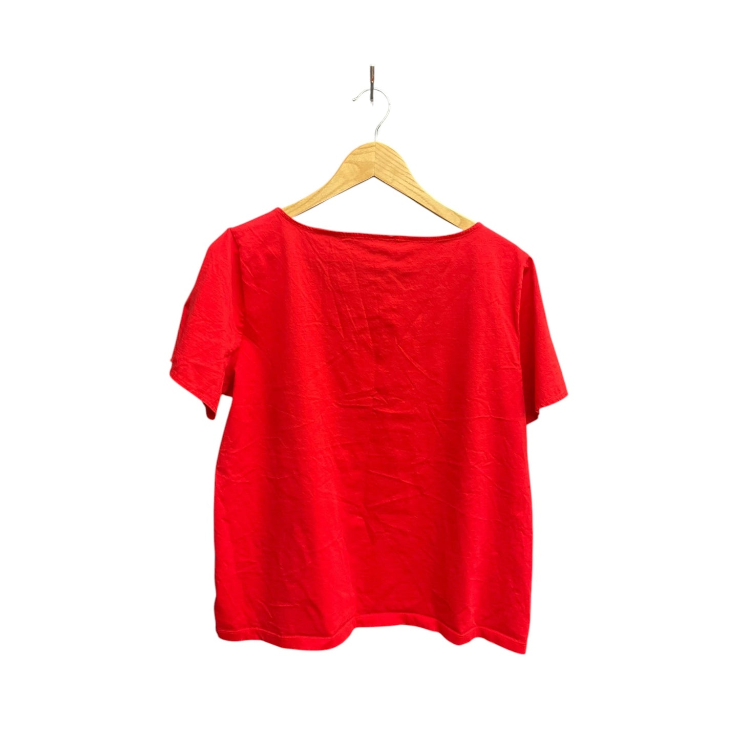 Top Short Sleeve Basic By Ann Taylor In Red, Size: Xl