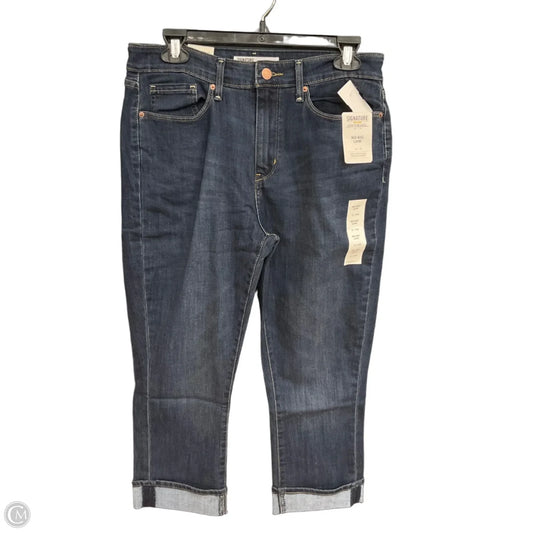 Capris By Levis In Blue Denim, Size: 10