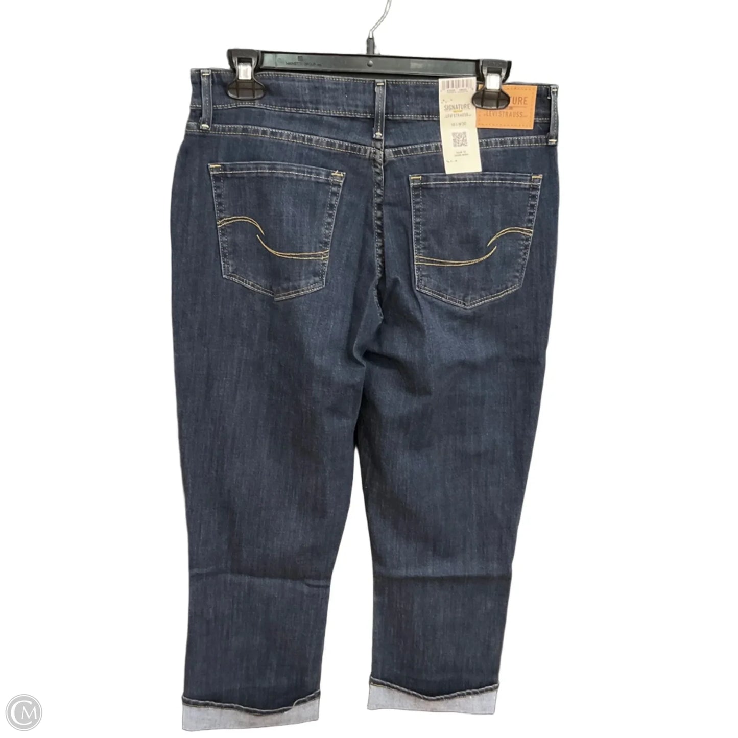 Capris By Levis In Blue Denim, Size: 10