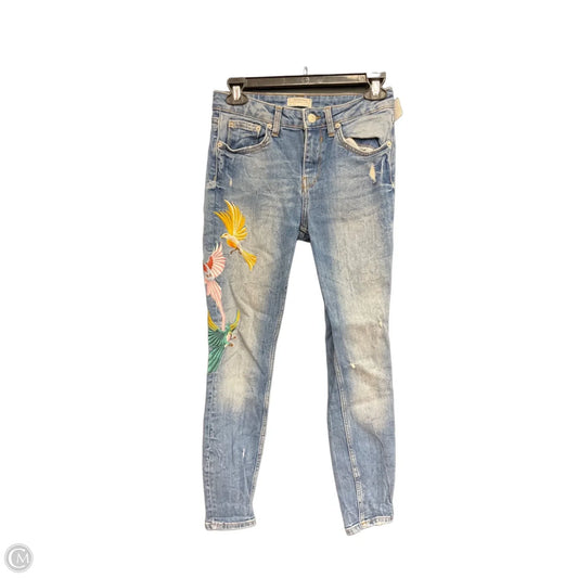 Jeans Skinny By Zara Women In Blue Denim, Size: 4