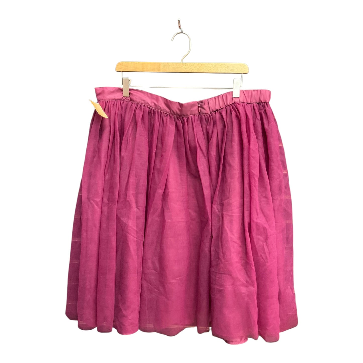 Skirt Midi By Eloquii In Purple, Size: 2x