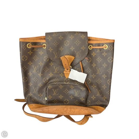 Backpack Luxury Designer By Louis Vuitton, Size: Medium