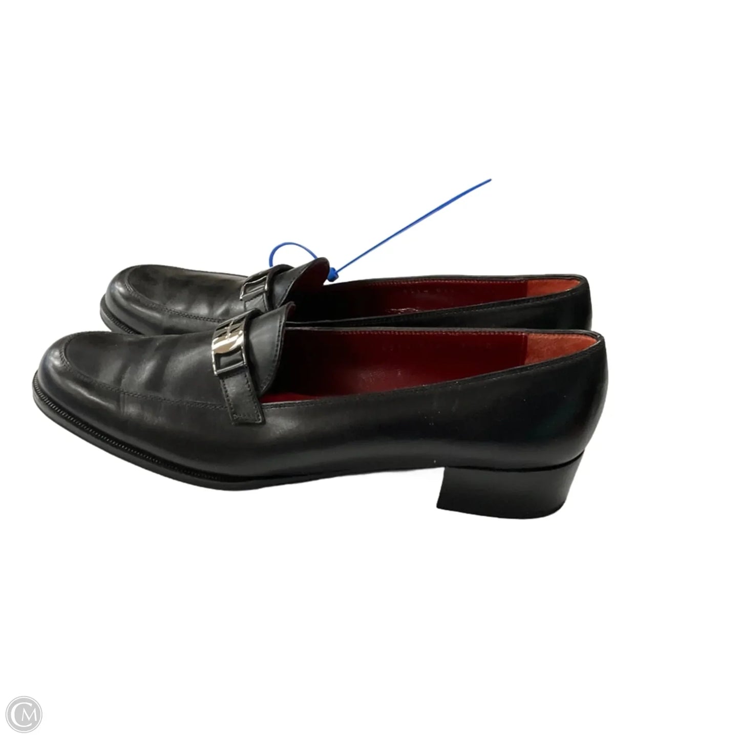 Shoes Luxury Designer By Ferragamo In Black, Size: 8.5