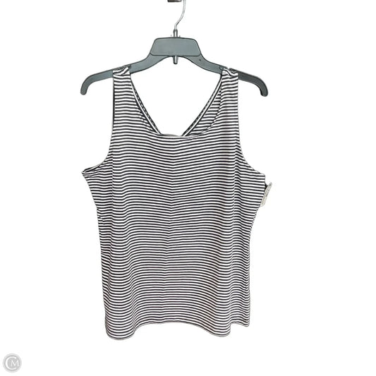Top Sleeveless Basic By Talbots In Striped Pattern, Size: Xl