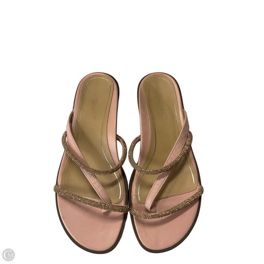 Sandals Flats By Vionic In Pink, Size: 6.5