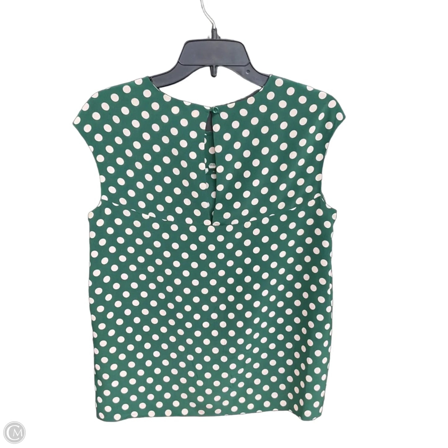 Top Short Sleeve Designer By Kate Spade In Polkadot Pattern, Size: M