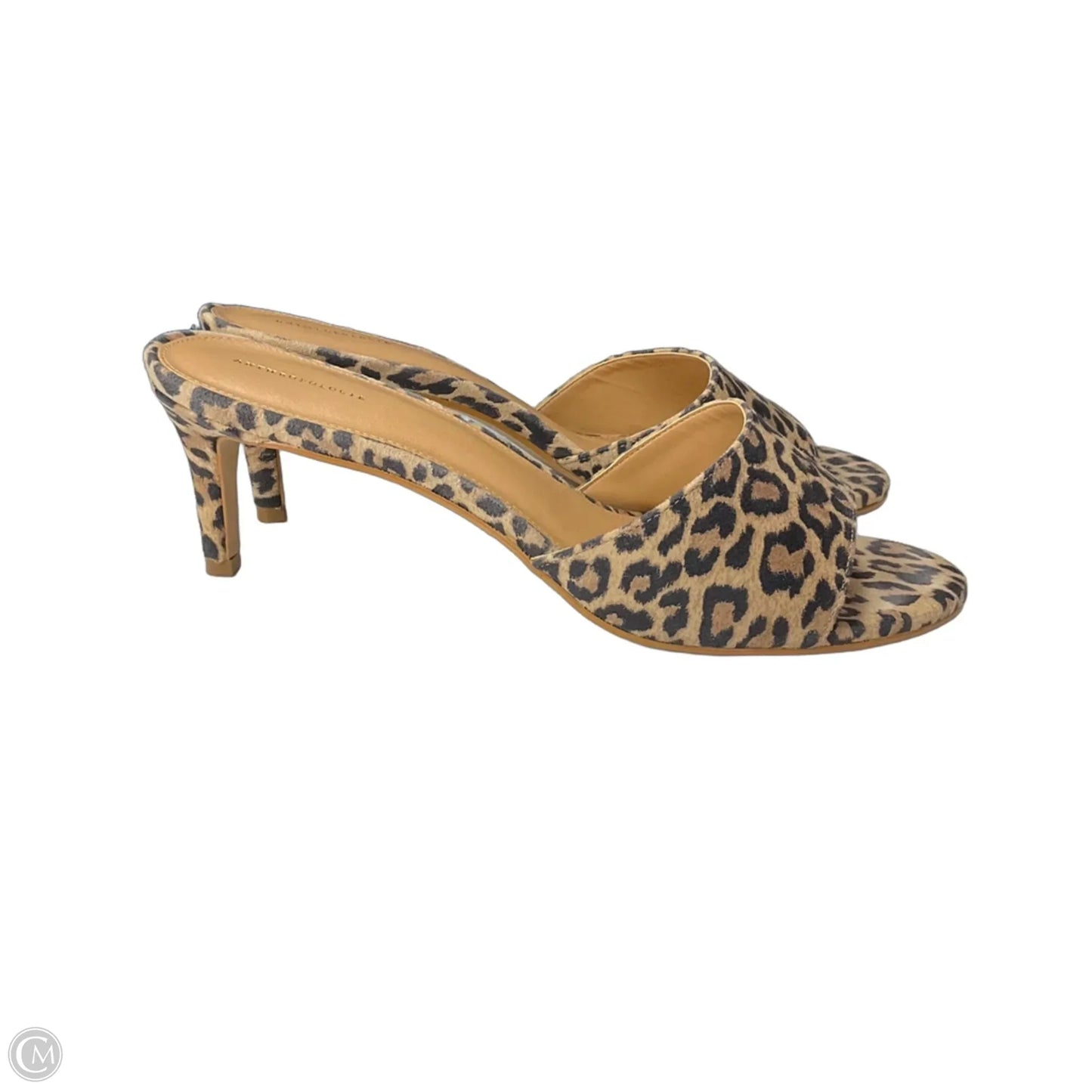 Shoes Heels Kitten By Anthropologie In Animal Print, Size: 11