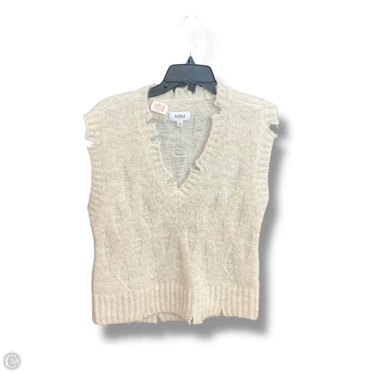 Vest Sweater By Pistola In Cream, Size: S