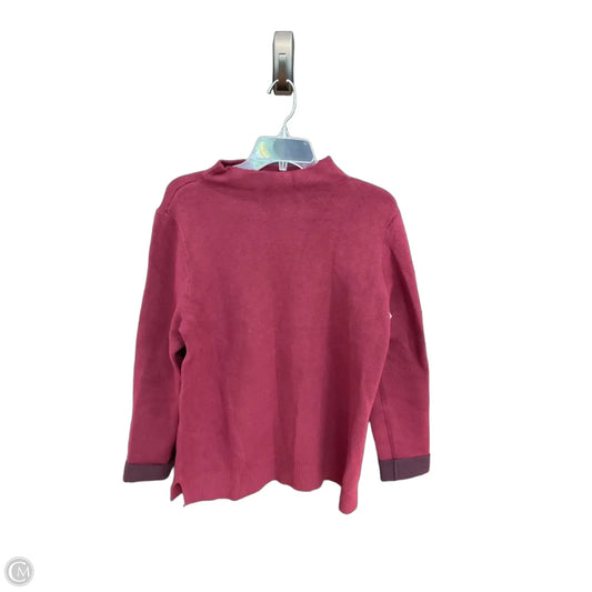Sweater By J. Jill In Maroon, Size: M