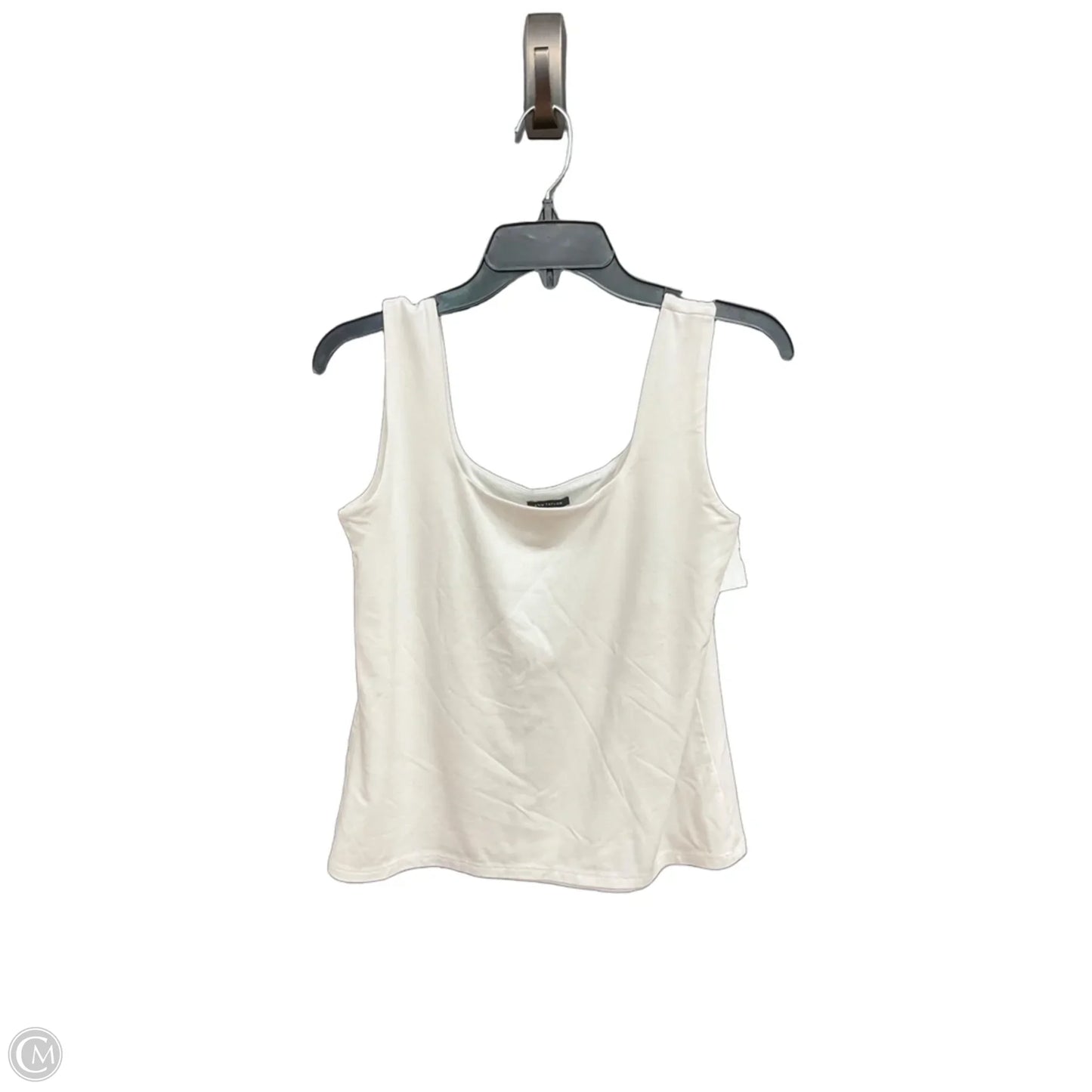 Top Sleeveless By Ann Taylor In White, Size: M
