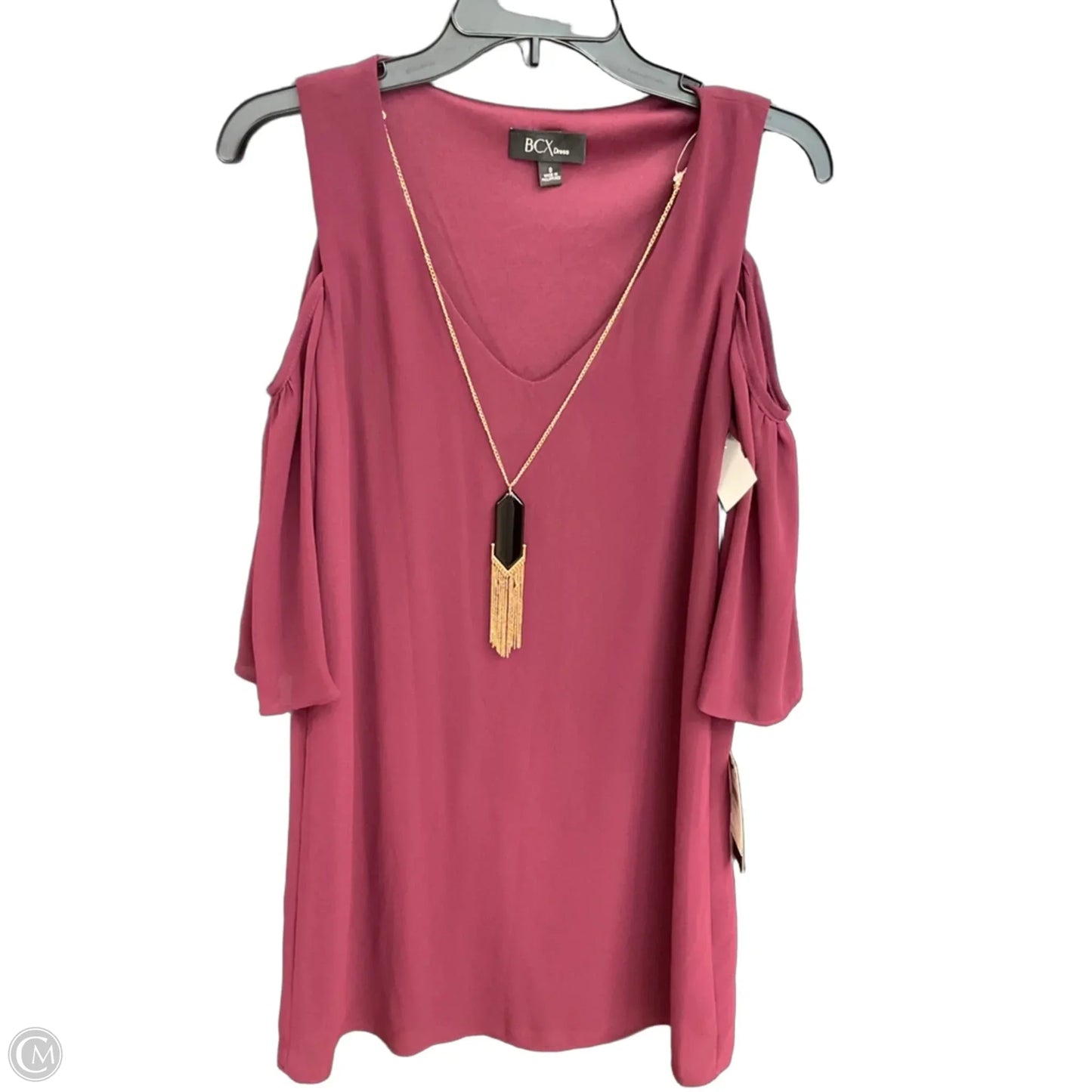 Dress Casual Midi By Bcx In Maroon, Size: S