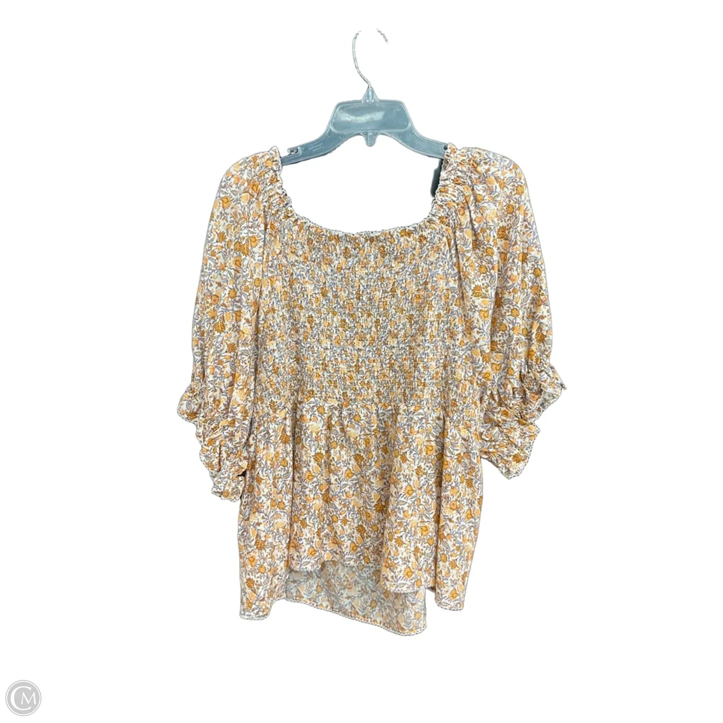 Top Short Sleeve By Old Navy In Floral Print, Size: 3x