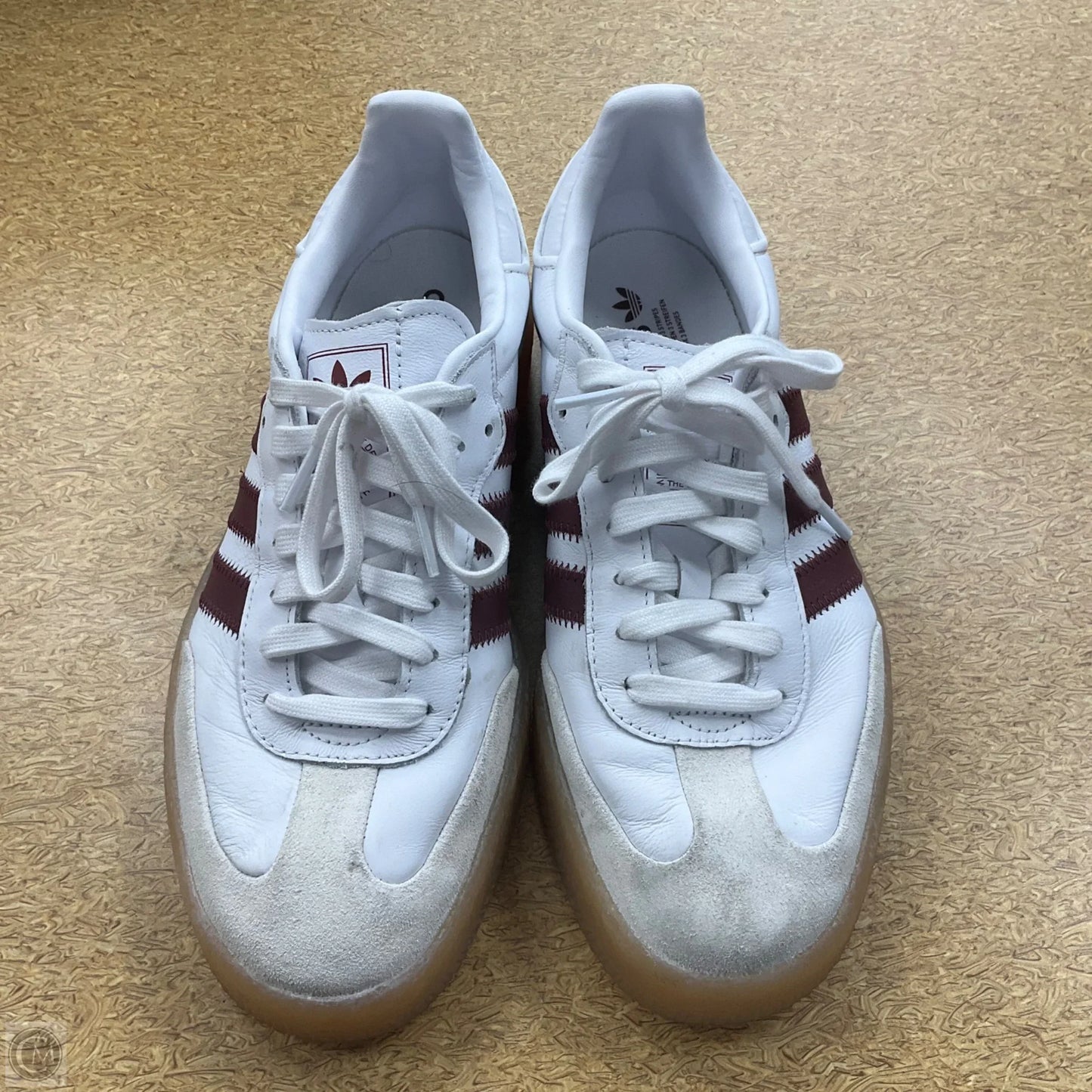 Shoes Athletic By Adidas In White, Size: 9.5