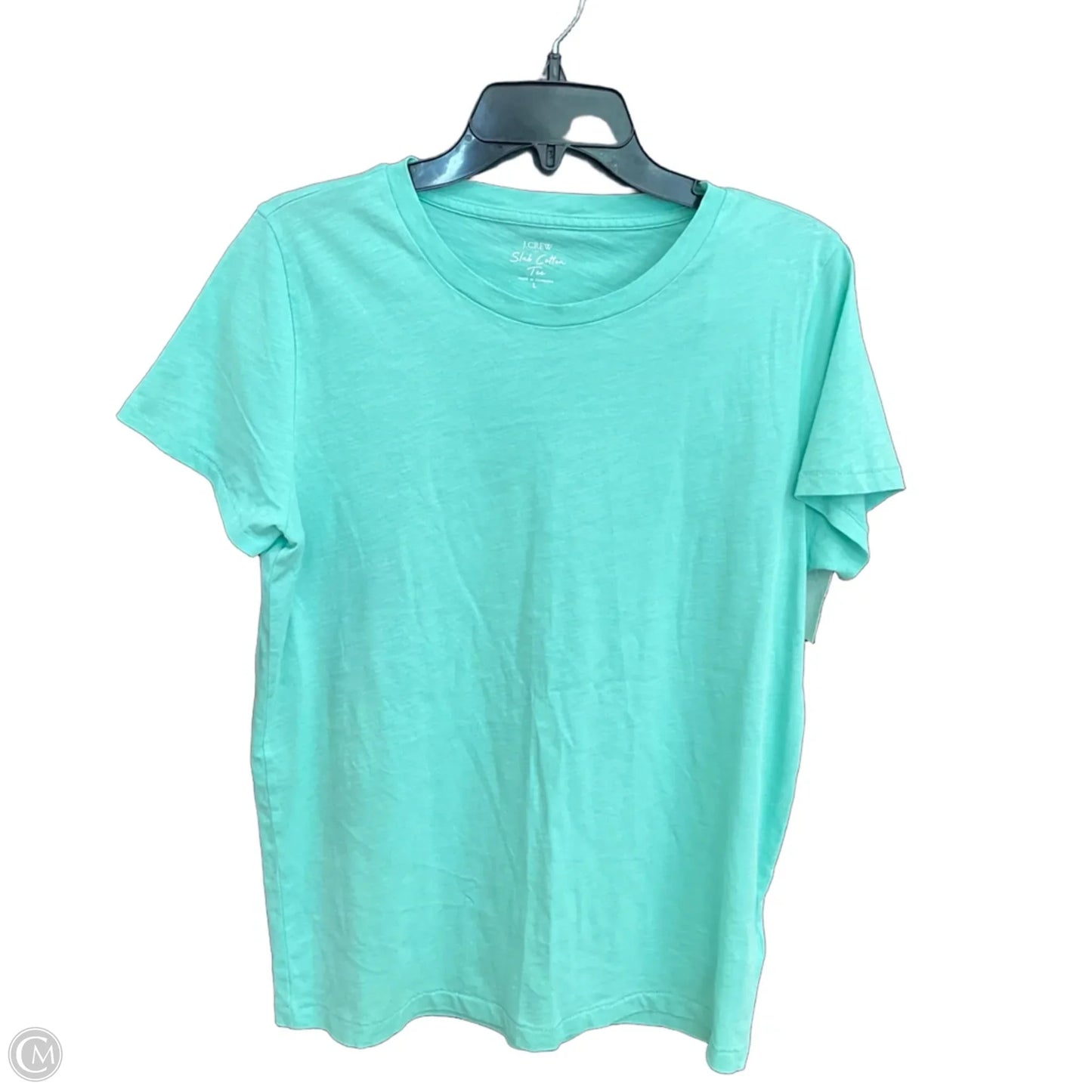 Top Short Sleeve By J. Crew In Teal, Size: L