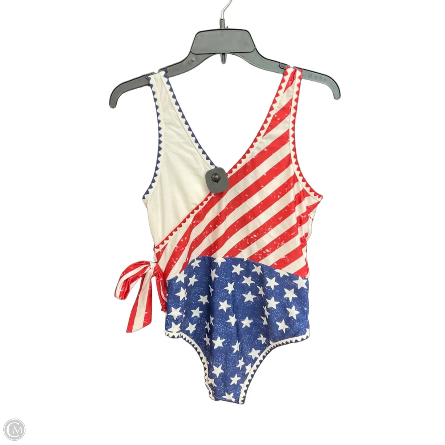 Swimsuit By Cmc In Blue & Red & White, Size: M