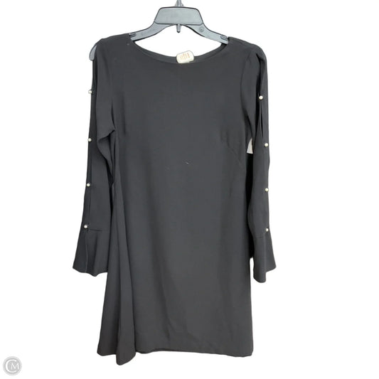 Dress Casual Midi By Ann Taylor In Black, Size: 0