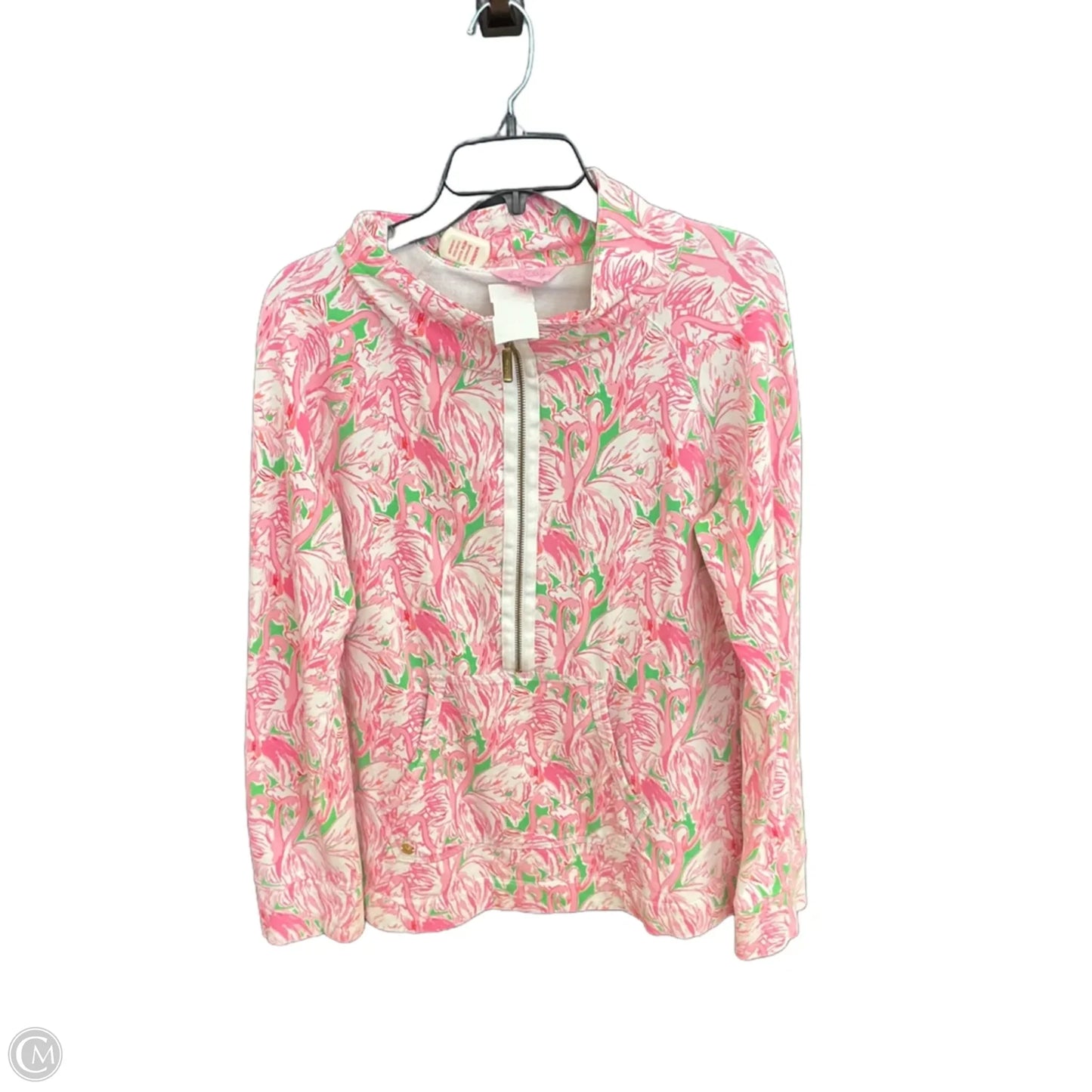Top Long Sleeve Designer By Lilly Pulitzer In Pink, Size: L