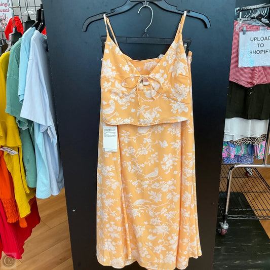 Skirt Set 2pc By Abercrombie And Fitch In Orange, Size: Xsp