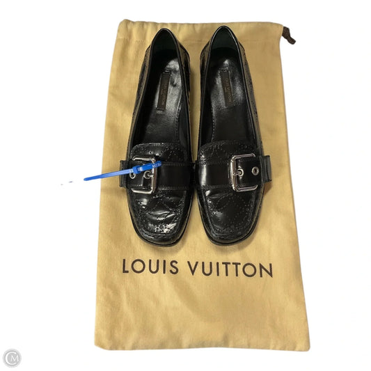 Shoes Luxury Designer By Louis Vuitton In Black, Size: 5.5