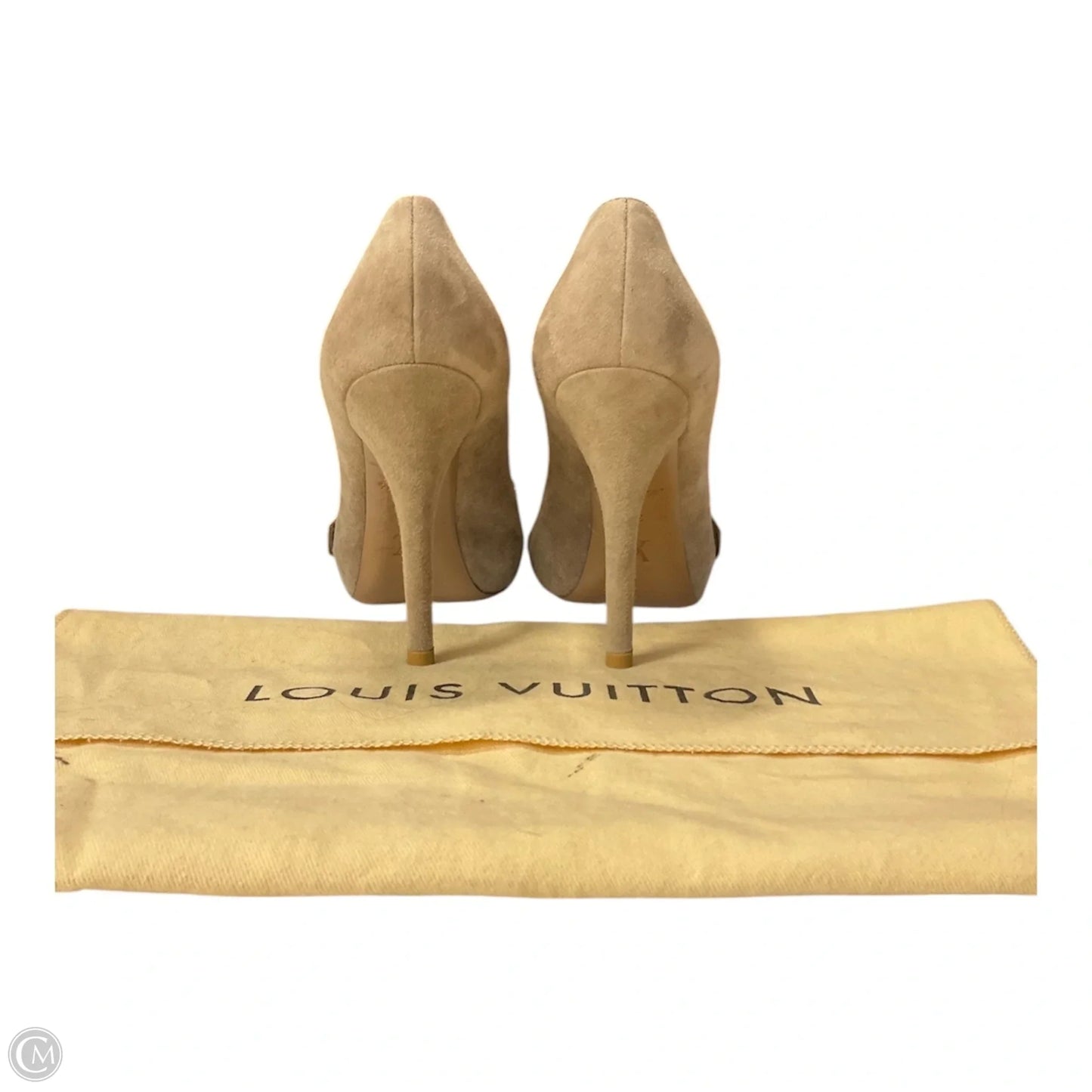 Shoes Luxury Designer By Louis Vuitton In Beige, Size: 5