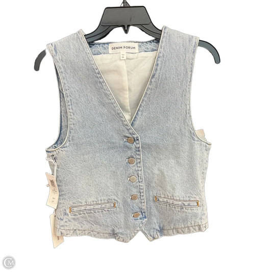 Vest Other By Cmc In Blue Denim, Size: Xs