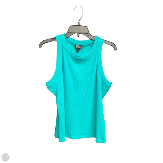 Top Sleeveless By Inc In Aqua, Size: L