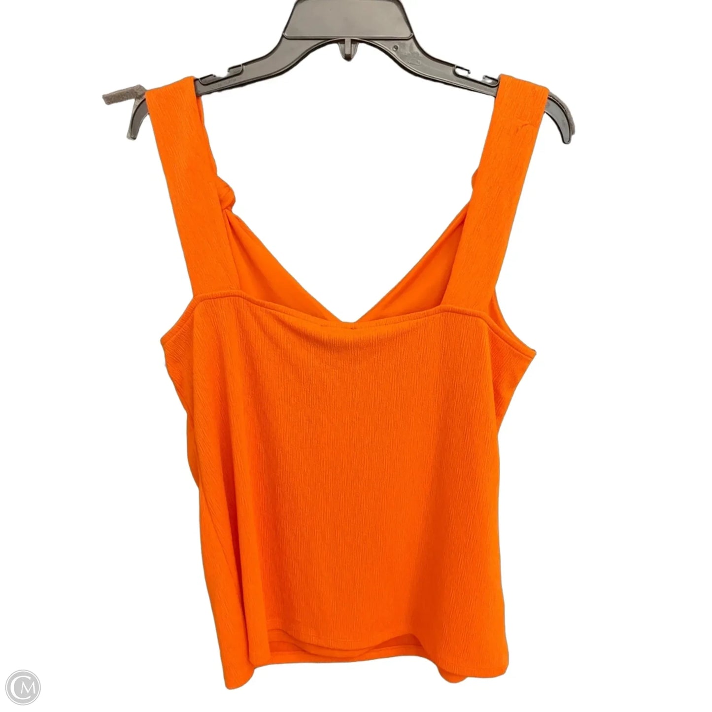 Top Sleeveless By Ann Taylor In Orange, Size: L