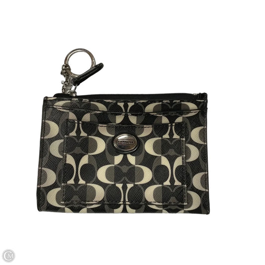 Coin Purse Designer By Coach, Size: Medium