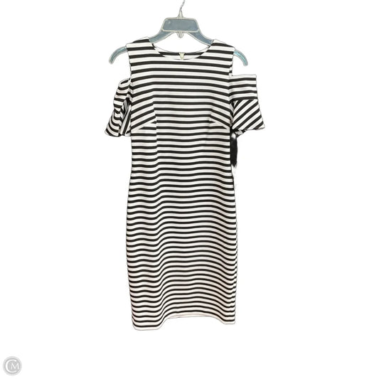 Dress Casual Maxi By Calvin Klein In Striped Pattern, Size: S