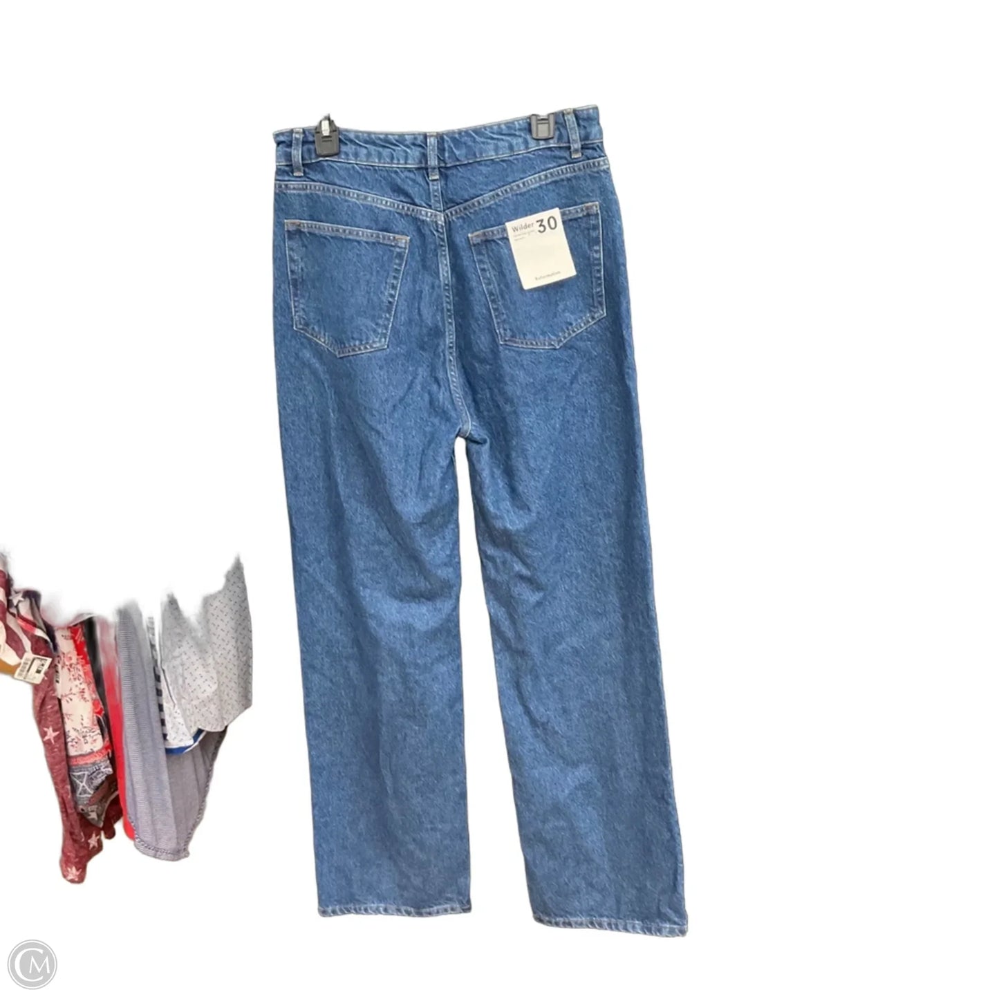 Jeans Boyfriend By Reformation In Blue Denim, Size: 10