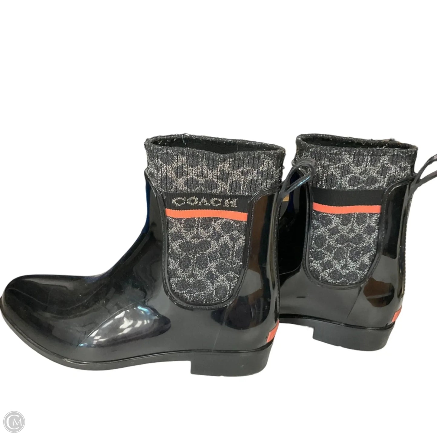 Boots Designer By Coach In Black, Size: 8
