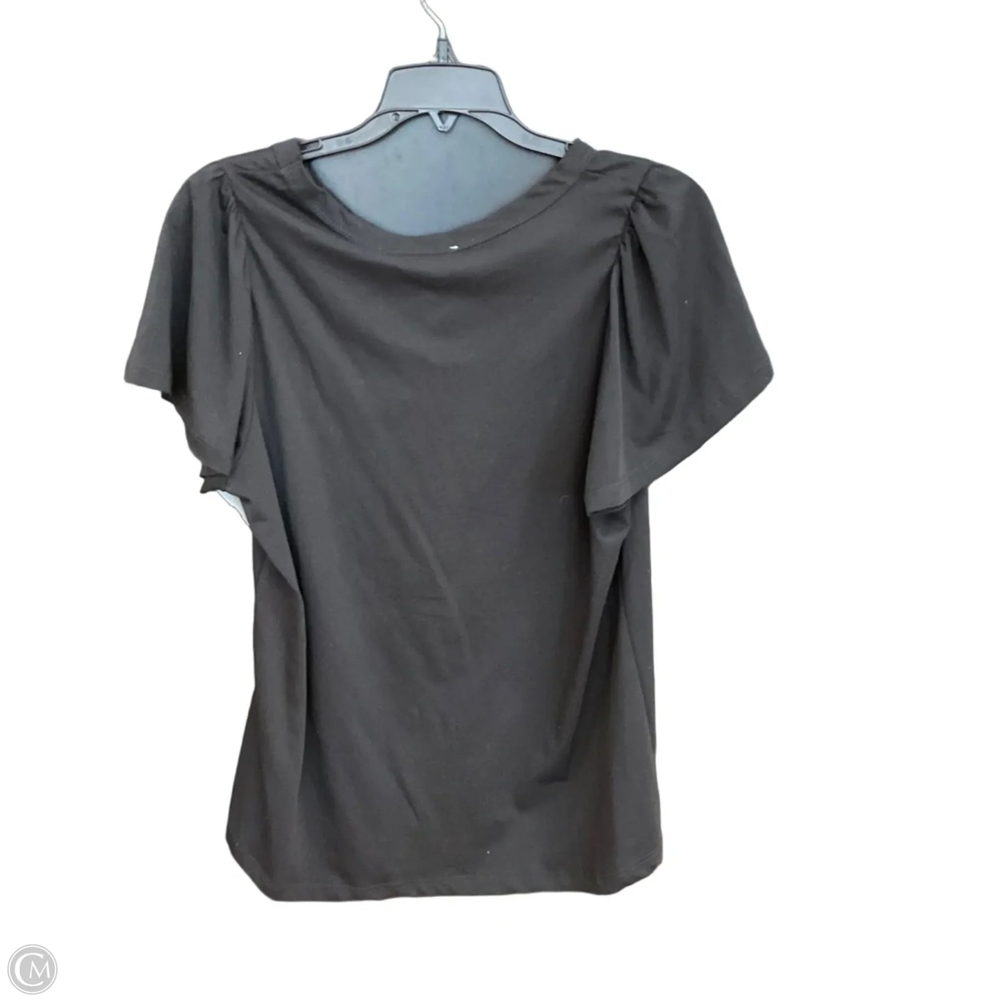 Top Short Sleeve By Workshop In Black, Size: M