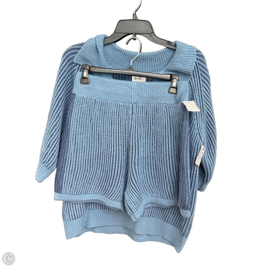 Shorts Set By Bibi In Blue, Size: L