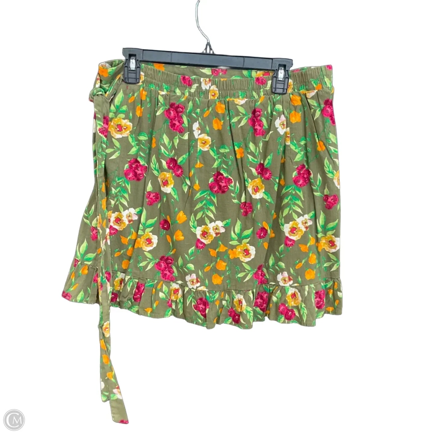 Skort By Clothes Mentor In Green, Size: L