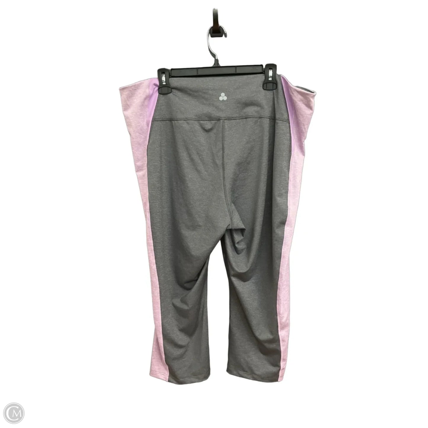 Athletic Leggings Capris By Tek Gear In Grey, Size: 3x