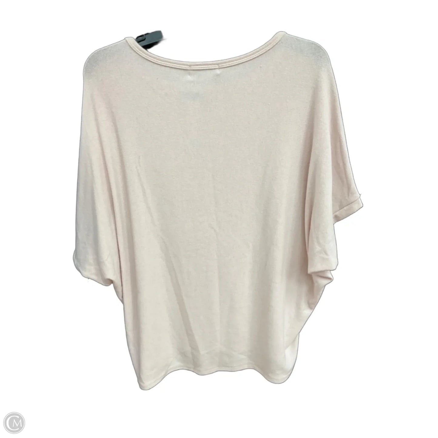 Top Short Sleeve By Michael Stars In Pink, Size: M