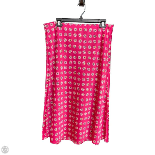 Skirt Maxi By Loft In Pink, Size: 12