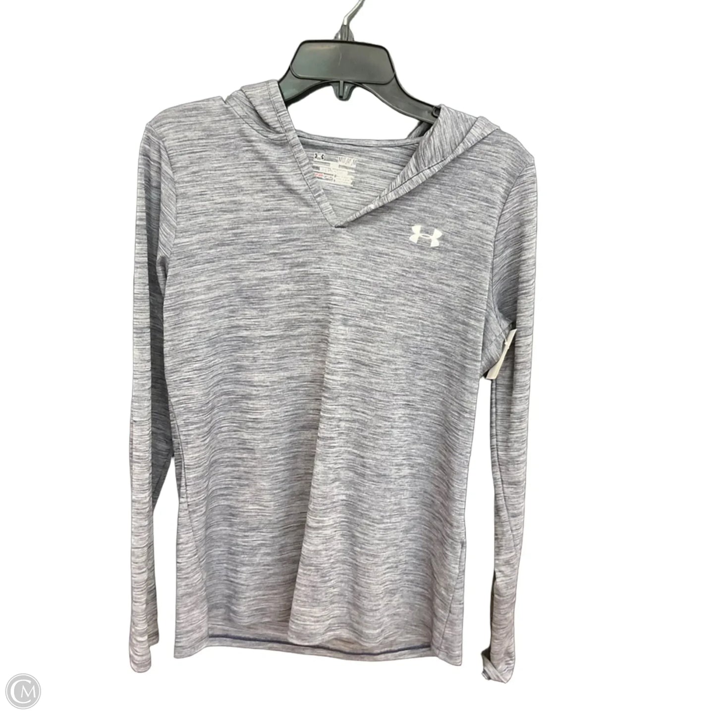 Athletic Sweatshirt Hoodie By Under Armour In Blue, Size: M