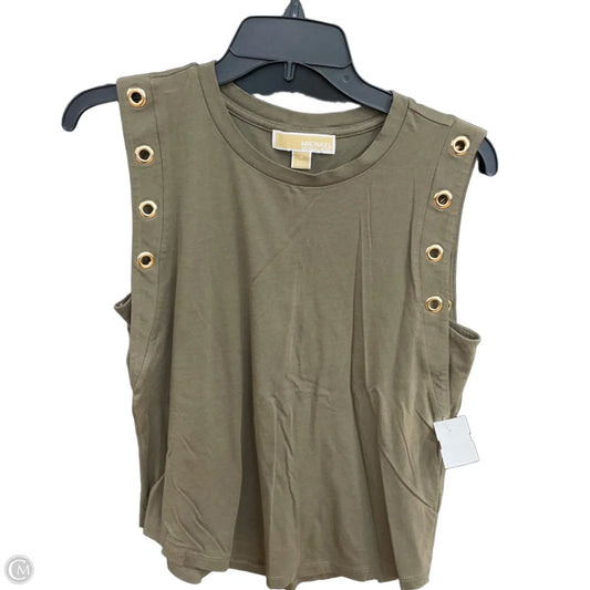 Top Sleeveless By Michael By Michael Kors In Green, Size: M