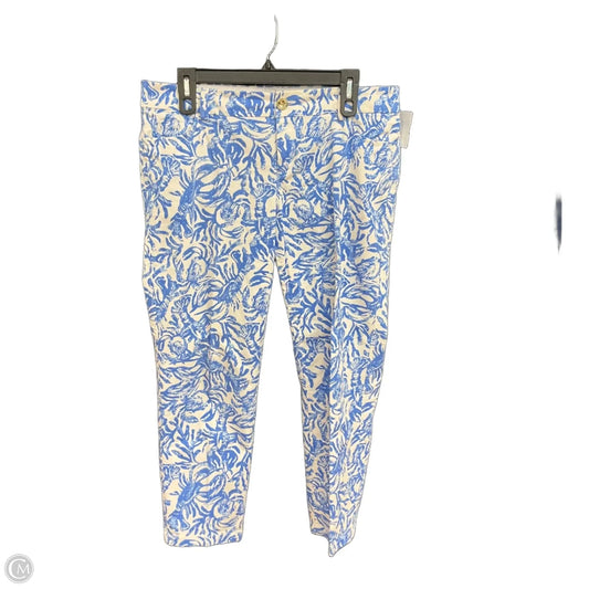 Pants Designer By Lilly Pulitzer In Floral Print, Size: 12